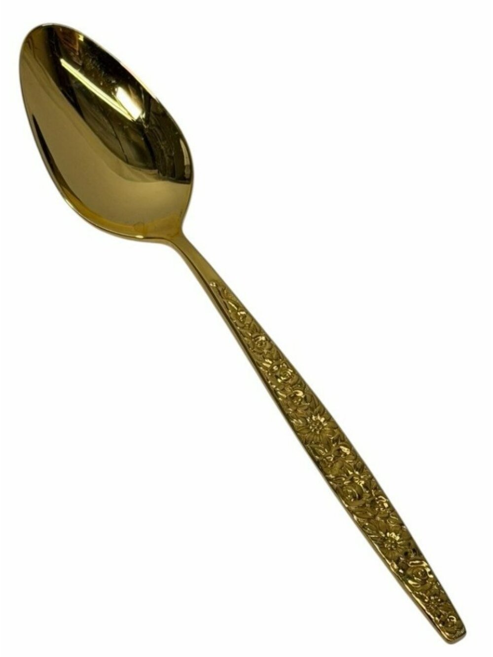 7" SOUP SPOON International Silver Golden Dubonnet Gold Electroplate Rogers Bros